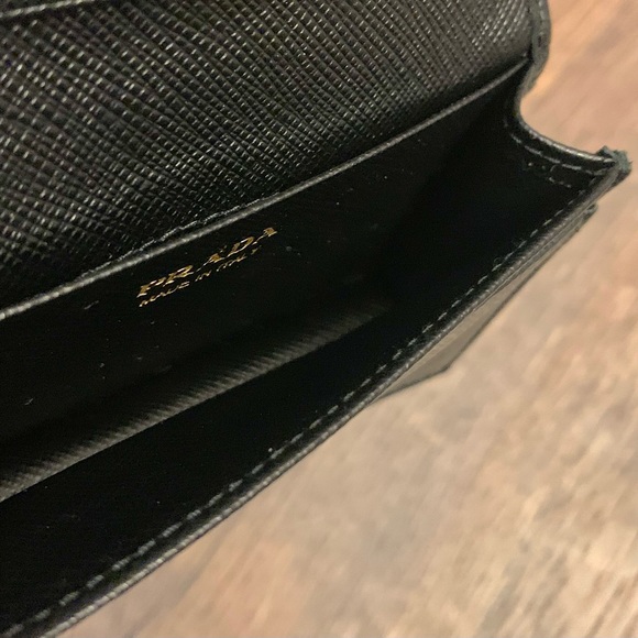 Prada Nero (Black) Saffiano Leather Card Holder Case - Picture 7 of 15